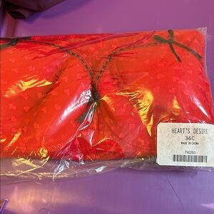 La SENZA Red Heart's Desire Bra